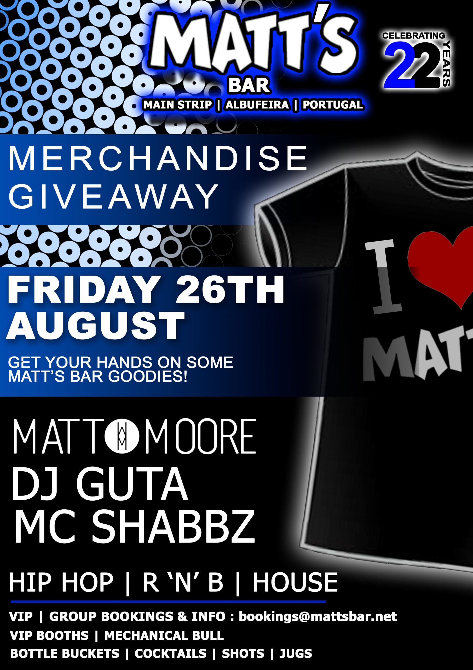 MERCHANDISE GIVEAWAY PARTY