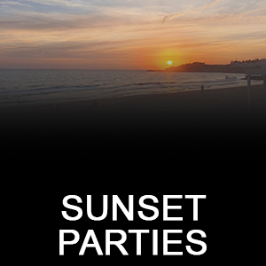 sunset, beach, party, albufeira